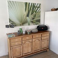 Interior at Driftwood cafe in Great Exuma