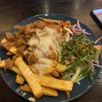 döner plate (fries were really good!!!)  at The Kebap in Wiesbaden