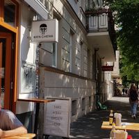 Outside seating area at Wen Cheng Handpulled Noodles - I in Berlin