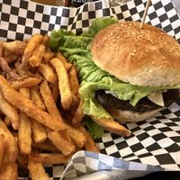 Lovers burger   at La Forastera in Puerto Natales