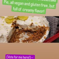 Key lime pie cheesecake #Veganuary at Heaven Sent Foods in Flagstaff