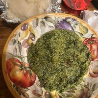 Spinach-Collards Pumpkin Seed Stew at Motherland Kitchen in Frederick