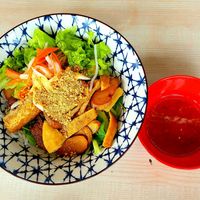 Vietnamese BBQ Delight #Veganuary at Bún Huế Cafe in Central Singapore