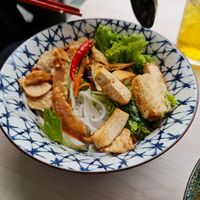 signature dry noodle at Bún Huế Cafe in Central Singapore