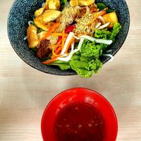 Tofu noodles #Veganuary at Bún Huế Cafe in Central Singapore