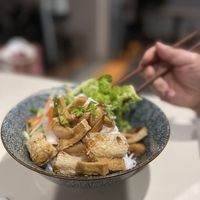 BBQ noodles   at Bún Huế Cafe in Central Singapore
