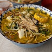 Signature Soup Noodles at Bún Huế Cafe in Central Singapore