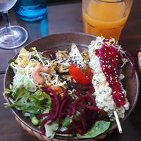 "Vegan Bowl" (my favourite) at Vegan House - Schillerplatz in Dresden