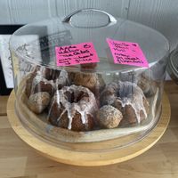 Self serve breakfast - cakes   at Deer Run Bed and Breakfast in Big Pine Key