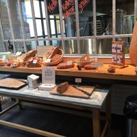 Bread buffet at Brothaus in Rothenburg Ob Der Tauber