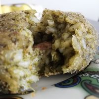 Supplì with broccoli at Vegustibus in Rome