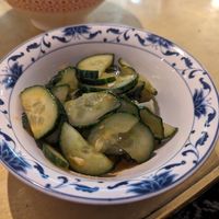 Cucumber salad at Liu Xiaomian in London