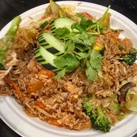 Vegetable Tofu Fried Rice at Thai Vegan in Santa Monica