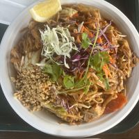 pad thai  at Thai Vegan in Santa Monica