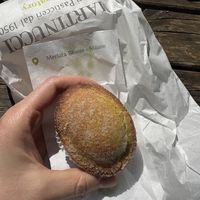 Pasticciotto alla crema   at Bar Pasticceria Martinucci Laboratory in Alberobello