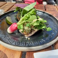 Tostadas - okay, but not worth €13,50 at Madre in Amsterdam