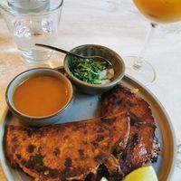 Birra quesatacos at Madre in Amsterdam