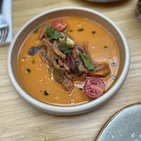 Mushroom cevichee at Madre in Amsterdam