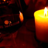 Red wine at Madre in Amsterdam