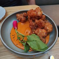 Cauliflower wings at Madre in Amsterdam