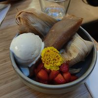 Sweet tamale at Madre in Amsterdam