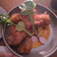 Cauliflower wings at Madre in Amsterdam