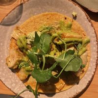 Artichoke tacos  at Madre in Amsterdam