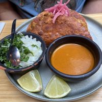 Birria quesetacos: the best!  at Madre in Amsterdam