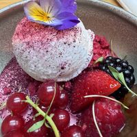 Cashew ice creamm  at Madre in Amsterdam