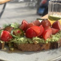 Avo toast  at Madre in Amsterdam