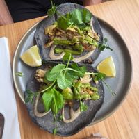 Artichoke tacos at Madre in Amsterdam