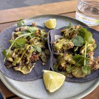 Artichoke tacos  at Madre in Amsterdam