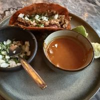 Birria quesatacos  at Madre in Amsterdam