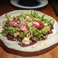 Beetroot carpaccio at Food Cellar in Reykjavik