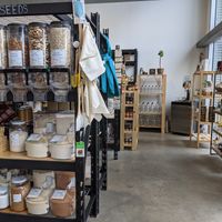 Products at Chickpeace Zero Waste Refillery in Kelowna