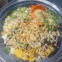 Build your own tofu bowl, regular size   at Pokebar in San Juan