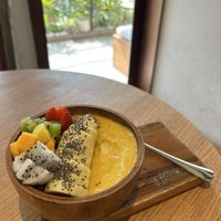 Ginger smoothiebowl  at Slow Bar in Bangkok