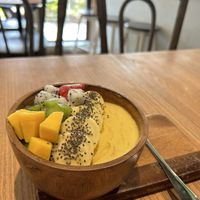 Ginger smoothiebowl part 2   at Slow Bar in Bangkok