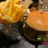 Vegan Motherclucker Burger at Turtle Bay in Birmingham