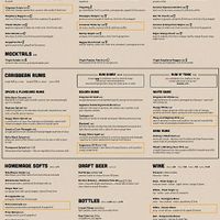 Menu1 at Turtle Bay in Birmingham