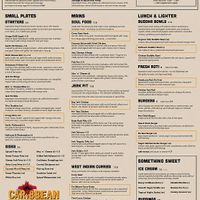 Menu2 at Turtle Bay in Birmingham