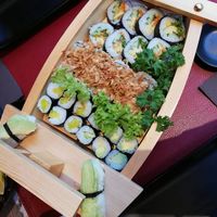 Sushi Boat at Marpha Sushi & Nepali Kitchen in Bruges