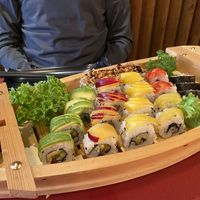 The best vegan sushi!   at Marpha Sushi & Nepali Kitchen in Bruges