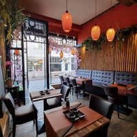 Interior at Marpha Sushi & Nepali Kitchen in Bruges