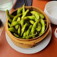Edamame beans at Marpha Sushi & Nepali Kitchen in Bruges