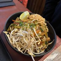 Vegan pad Thai  at Marpha Sushi & Nepali Kitchen in Bruges