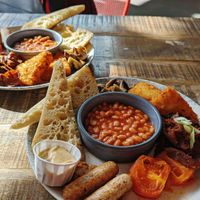 Full English breakfasts at Vegan House in Chester