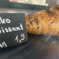 Vegan choco croissant   at Café Bota in Tubingen
