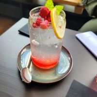 Raspberry Soda at Café Bota in Tubingen