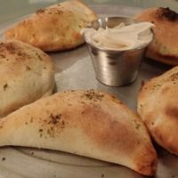 Calzone Poppers at Pi Vegan Pizzeria in Seattle